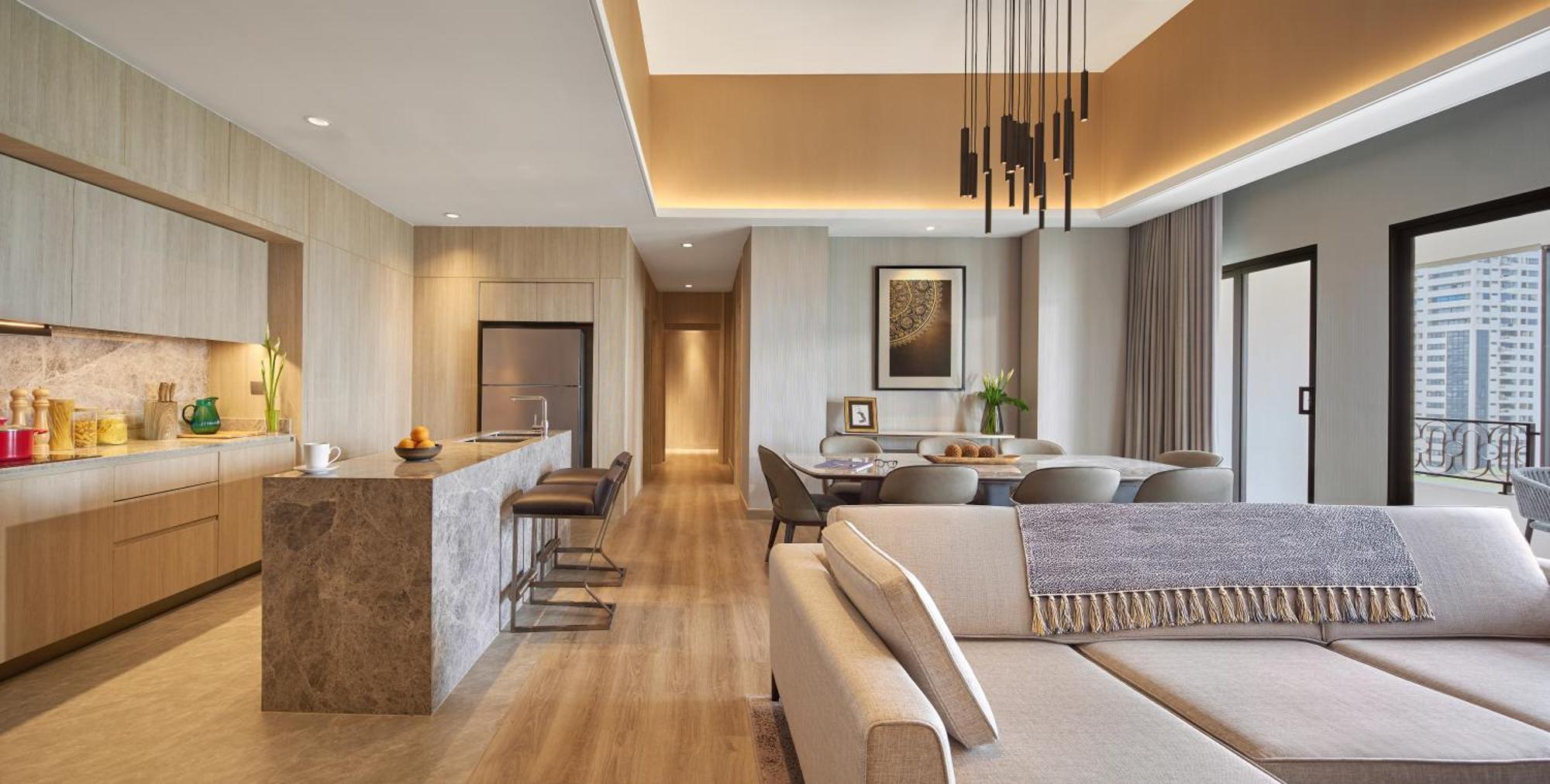 Marriott Executive Apartments, Bangkok Townhall Sukhumvit Exterior foto