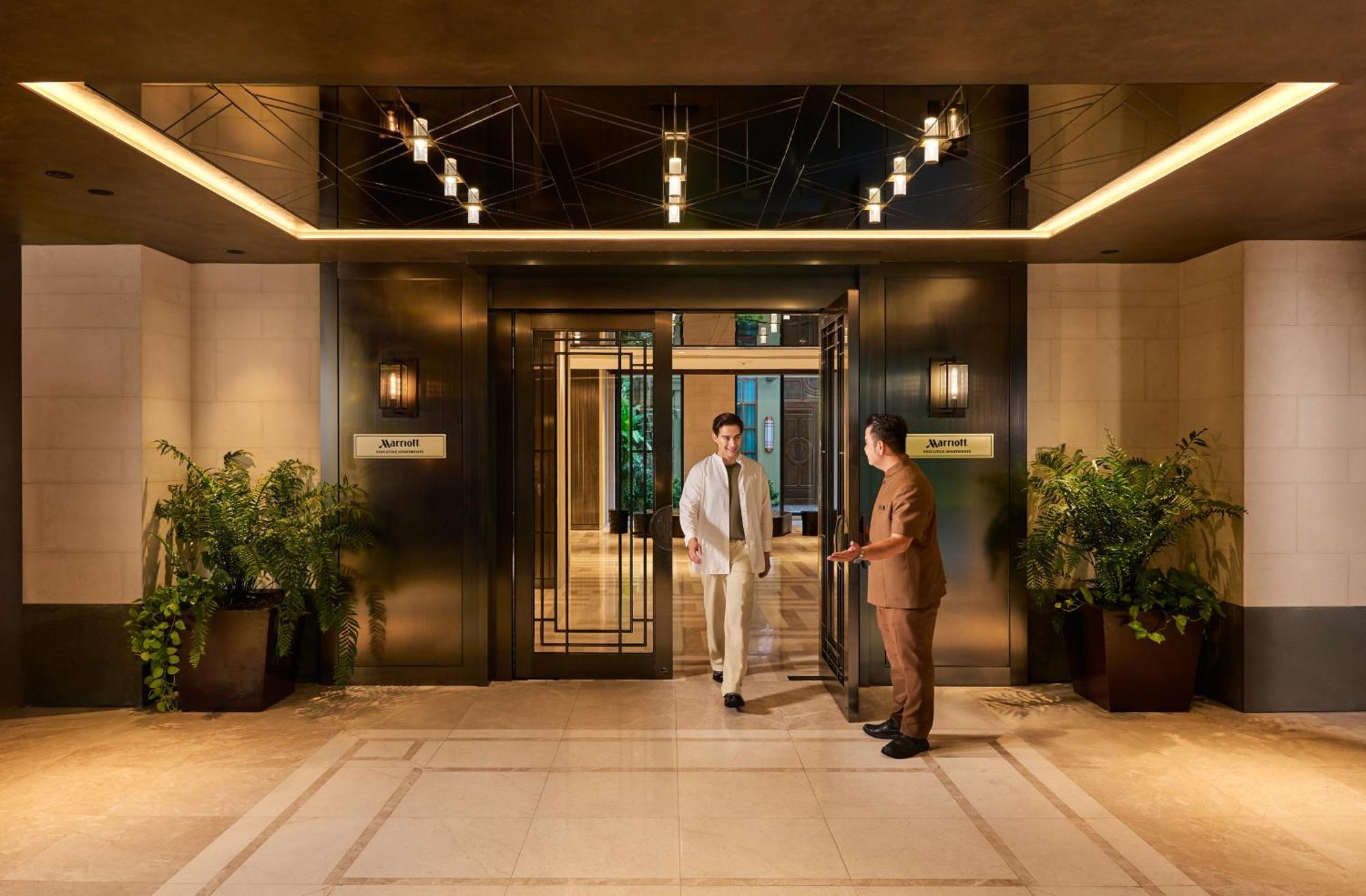 Marriott Executive Apartments, Bangkok Townhall Sukhumvit Exterior foto